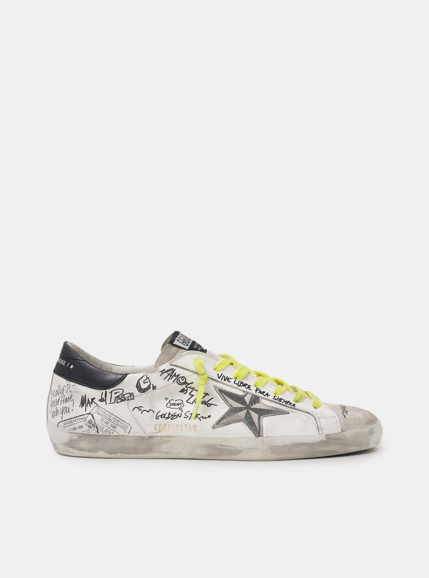 GOLDEN GOOSE KOREA(골든구스) 골든구스 남성 슈퍼스타 GMF00101 F000300 10220 | S.I ...