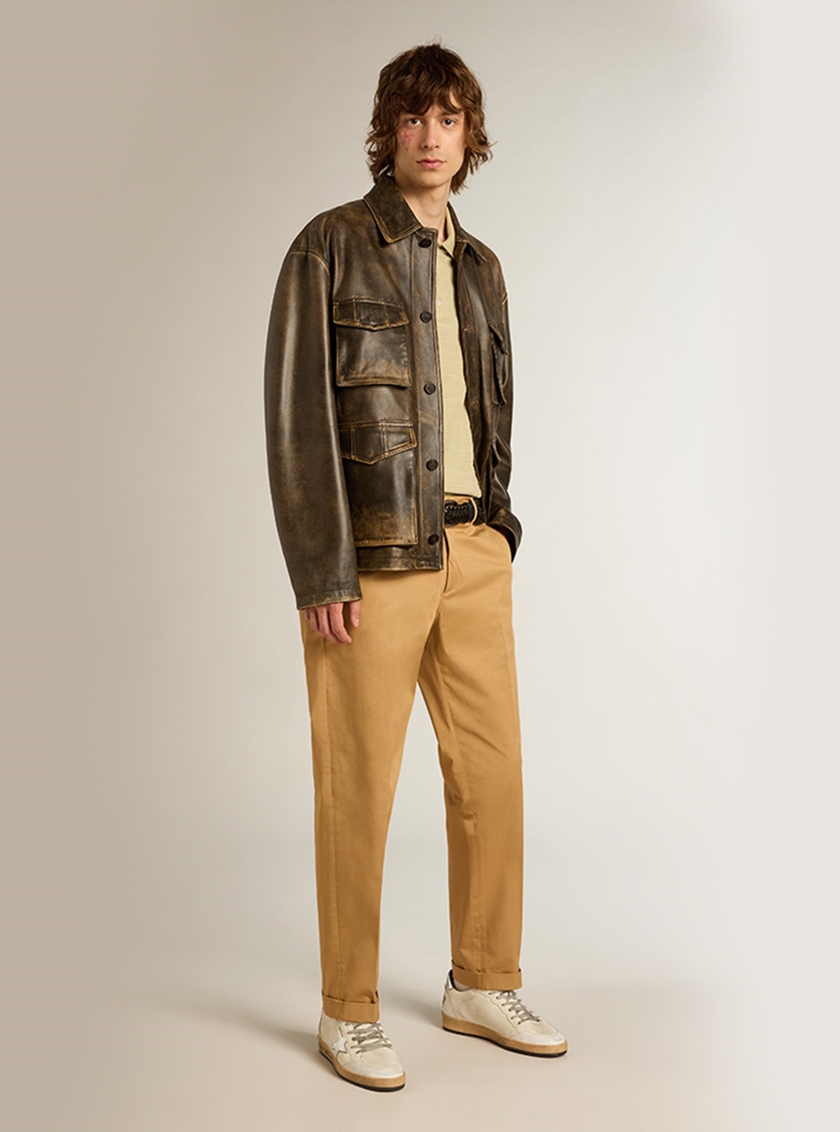 GOLDEN GOOSE KOREA(골든구스) [공식 스토어] 골든구스 남성 볼스타 GMF00117 F005241 10449 | 신세계V